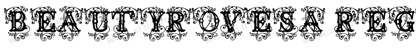 BeautyRovesa Regular字体转换